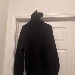Elegant Black Turtleneck Sweater